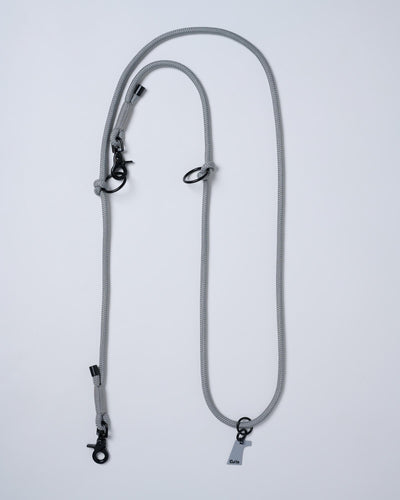 THE SHOULDER LEASH LIMESTONE Dog Gris by muraco