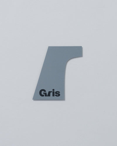 GRIS LOGOMARK STICKER GREY Dog Gris by muraco