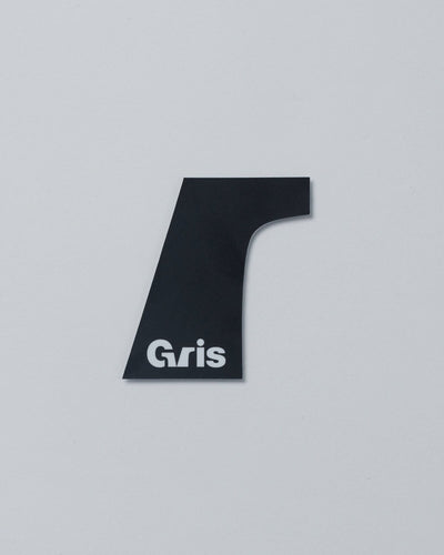 GRIS LOGOMARK STICKER BLACK Dog Gris by muraco