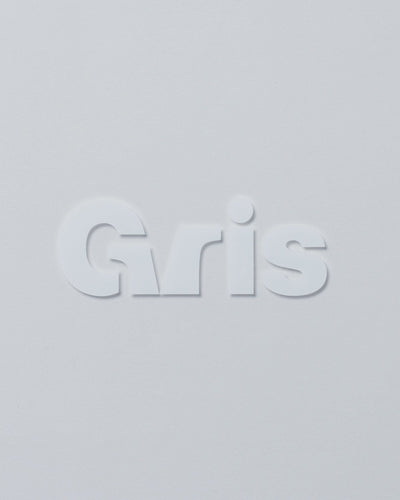 GRIS LOGOTYPE STICKER WHITE Dog Gris by muraco