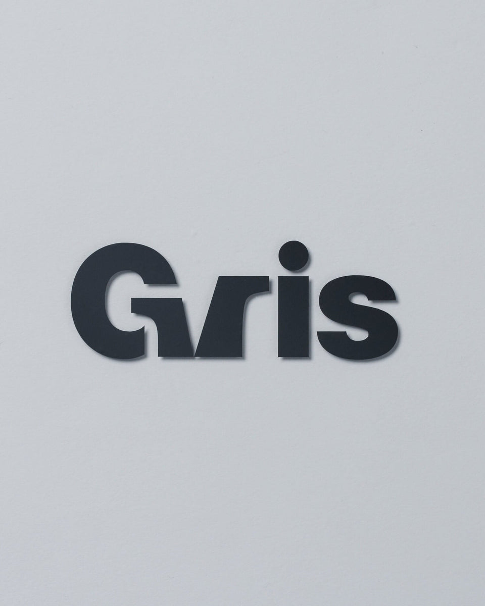 GRIS LOGO TYPE STICKER BLACK | グリロゴタイプステッカーブラック