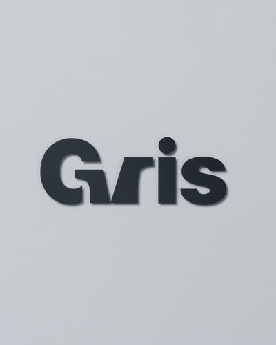 GRIS LOGOTYPE STICKER BLACK Dog Gris by muraco