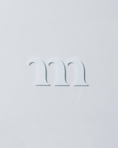 "m" STICKER WHITE Equipment OUTDOOR GUILD MURACO